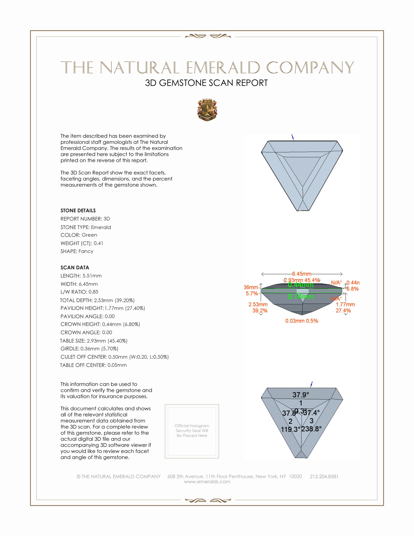 0.81 Ct.Tw. Emerald Pair from Colombia
