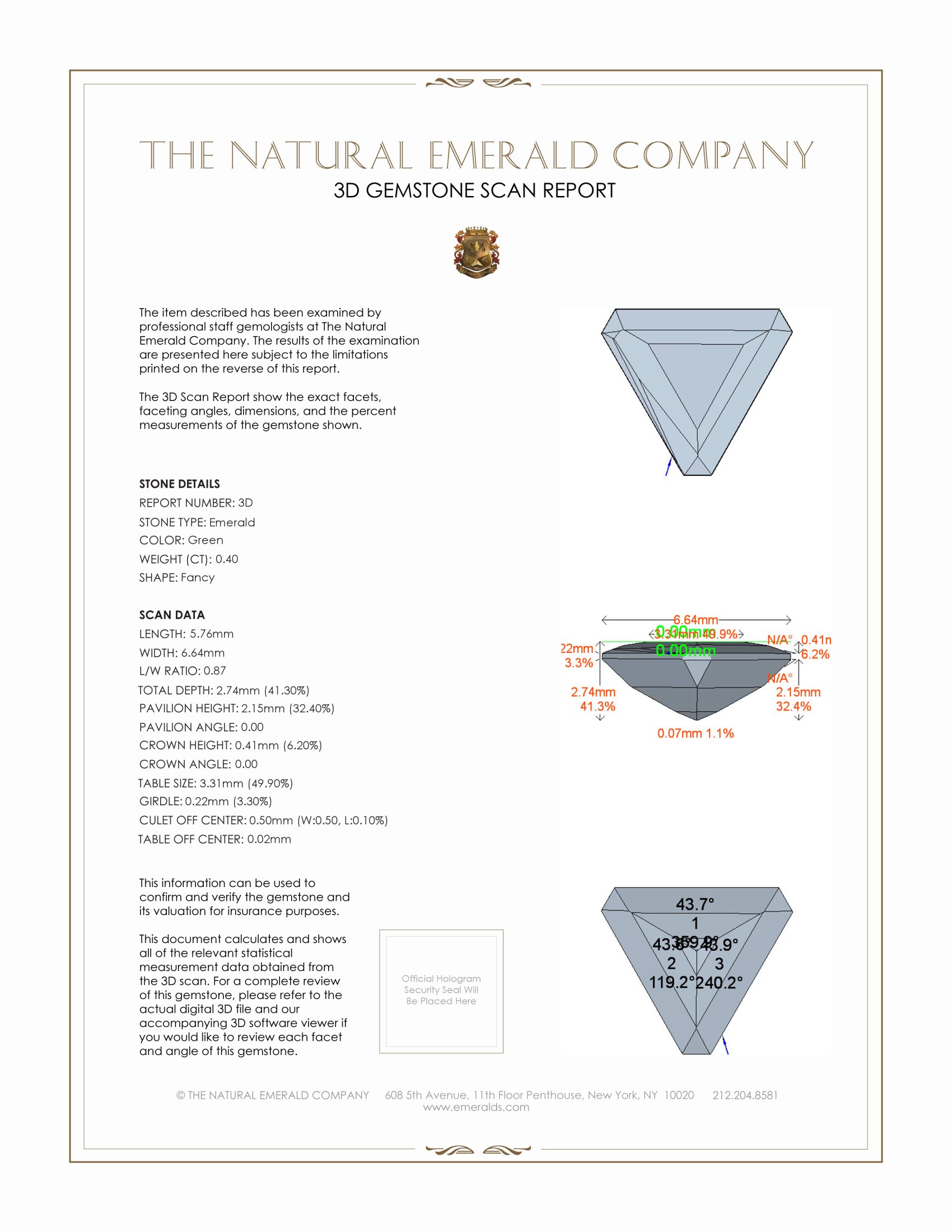 0.81 Ct.Tw. Emerald Pair from Colombia