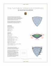 0.67 Ct.Tw.Total Carat Weight Emerald Pair from Colombia 3 D Scan Report