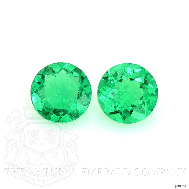 0.38 Ct.Tw. Emerald Pair from Colombia