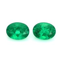 0.97 Ct.Tw.Total Carat Weight Emerald Pair from Colombia Video