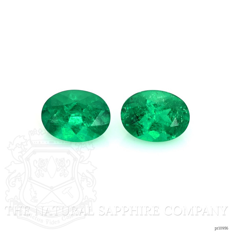 0.97 Ct.Tw. Emerald Pair from Colombia