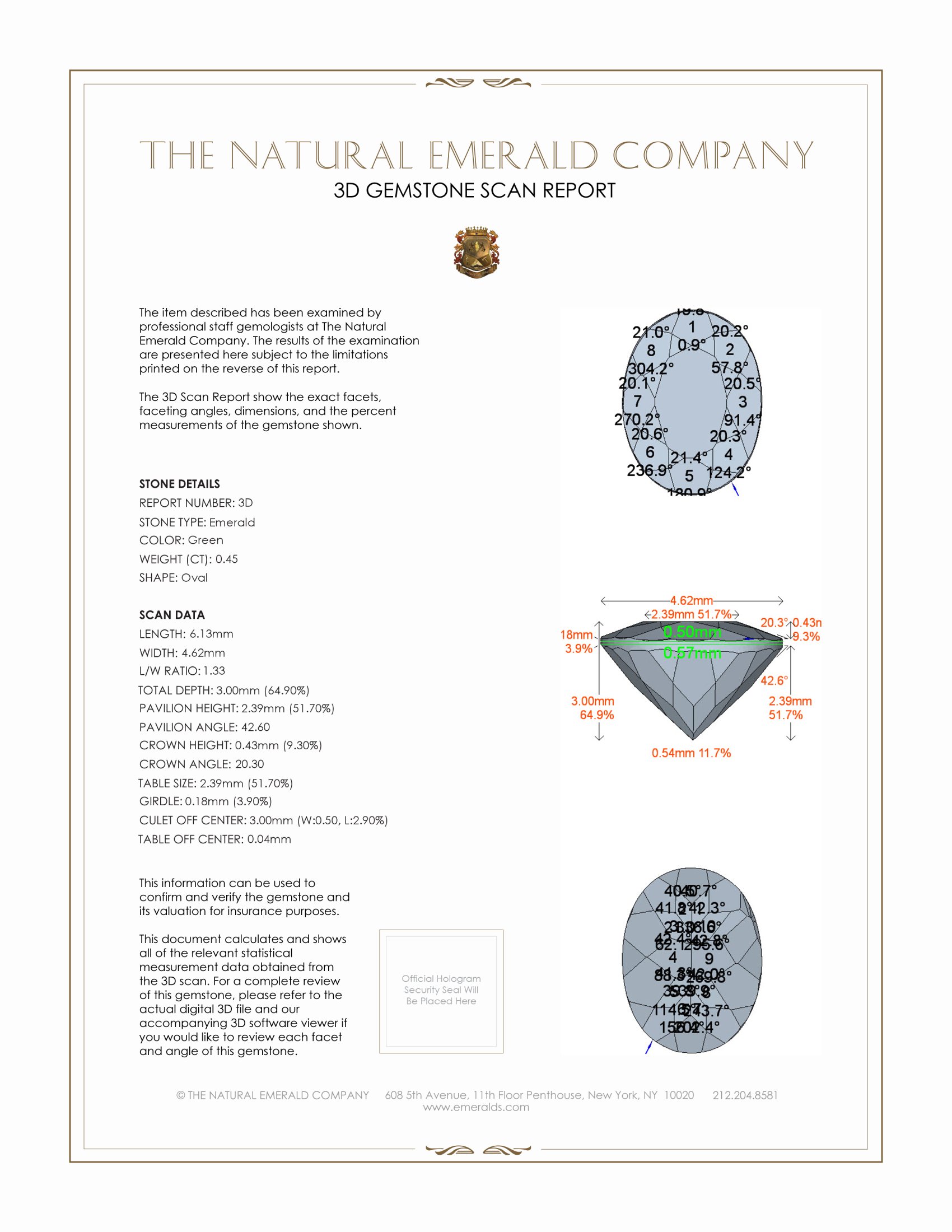 0.97 Ct.Tw. Emerald Pair from Colombia