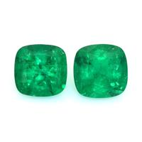 1.41 Ct.Tw.Total Carat Weight Emerald Pair from Colombia Video