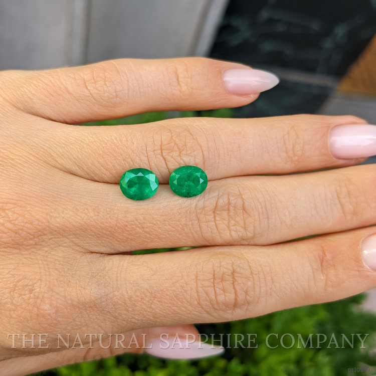 3.27 Ct.Tw. Emerald Pair from Colombia
