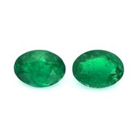 1.94 Ct.Tw.Total Carat Weight Emerald Pair from Colombia Video
