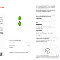 4.45 Ct.Tw.Total Carat Weight Peridot Pair from Burma (Myanmar) Scan Report