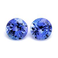 1.68 Ct.Tw.Total Carat Weight Tanzanite Pair from Tanzania Video