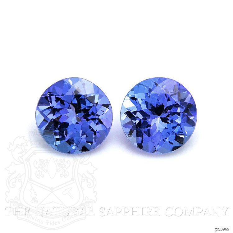 1.68 Ct.Tw. Tanzanite Pair from Tanzania