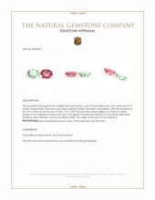 5.15 Ct.Tw.Total Carat Weight Tourmaline Pair from Mozambique Appraisal