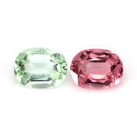 5.15 Ct.Tw.Total Carat Weight Tourmaline Pair from Mozambique Video