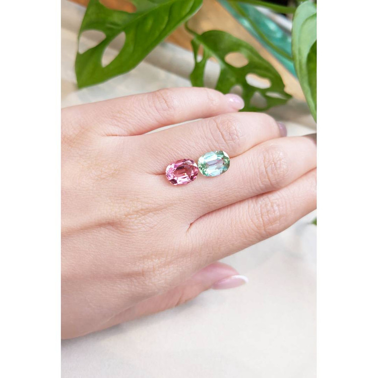 5.15 Ct.Tw. Tourmaline Pair from Mozambique