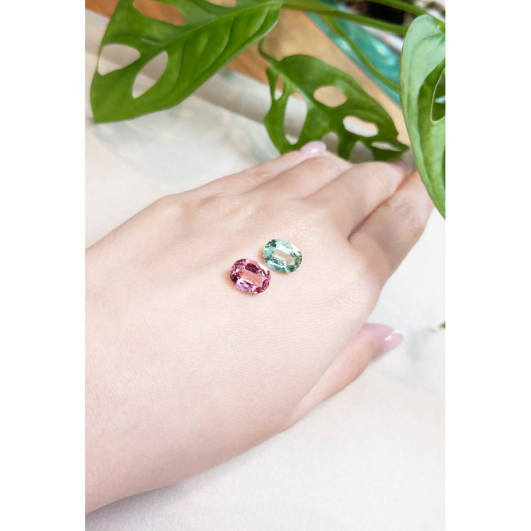 5.15 Ct.Tw. Tourmaline Pair from Mozambique