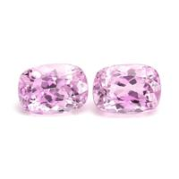 9.19 Ct.Tw.Total Carat Weight Kunzite Pair from Afghanistan Video