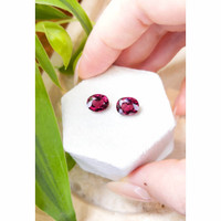 5.44 Ct.Tw.Total Carat Weight Rhodolite Garnet Pair from Tanzania Life Style