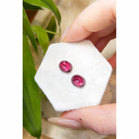 5.44 Ct.Tw.Total Carat Weight Rhodolite Garnet Pair from Tanzania Life Style