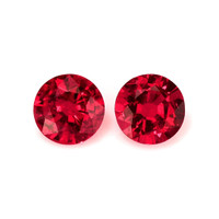 0.95 Ct.Tw.Total Carat Weight Ruby Pair from Mozambique Video