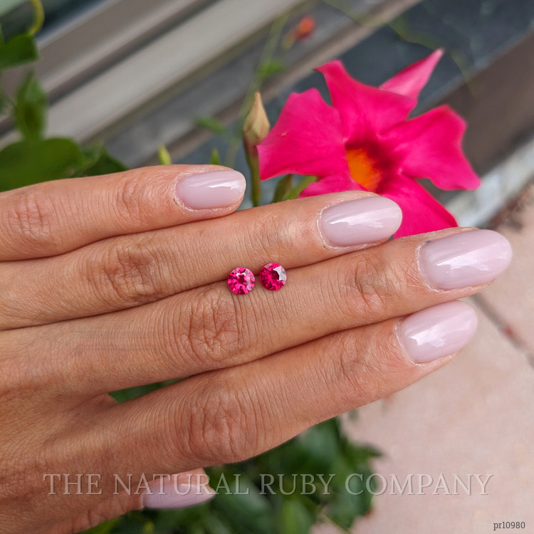 0.95 Ct.Tw. Ruby Pair from Mozambique