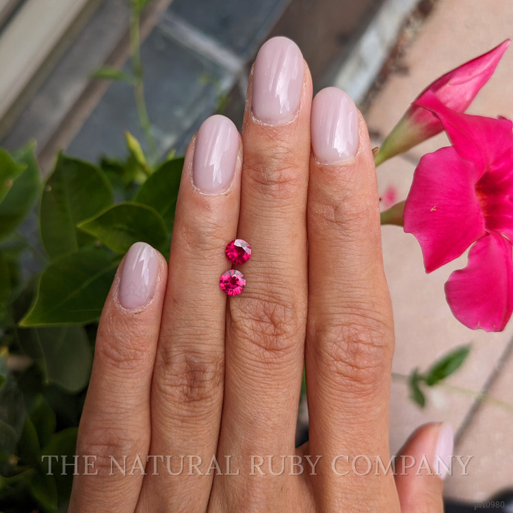 0.95 Ct.Tw. Ruby Pair from Mozambique