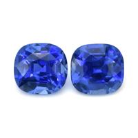 3.65&nbsp;Ct.Tw.Total Carat Weight Blue Sapphire Pair from Ceylon (Sri Lanka) Video