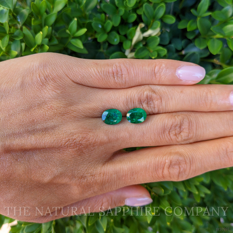 1.84 Ct.Tw. Emerald Pair from Colombia