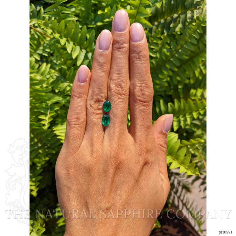 1.84 Ct.Tw. Emerald Pair from Colombia