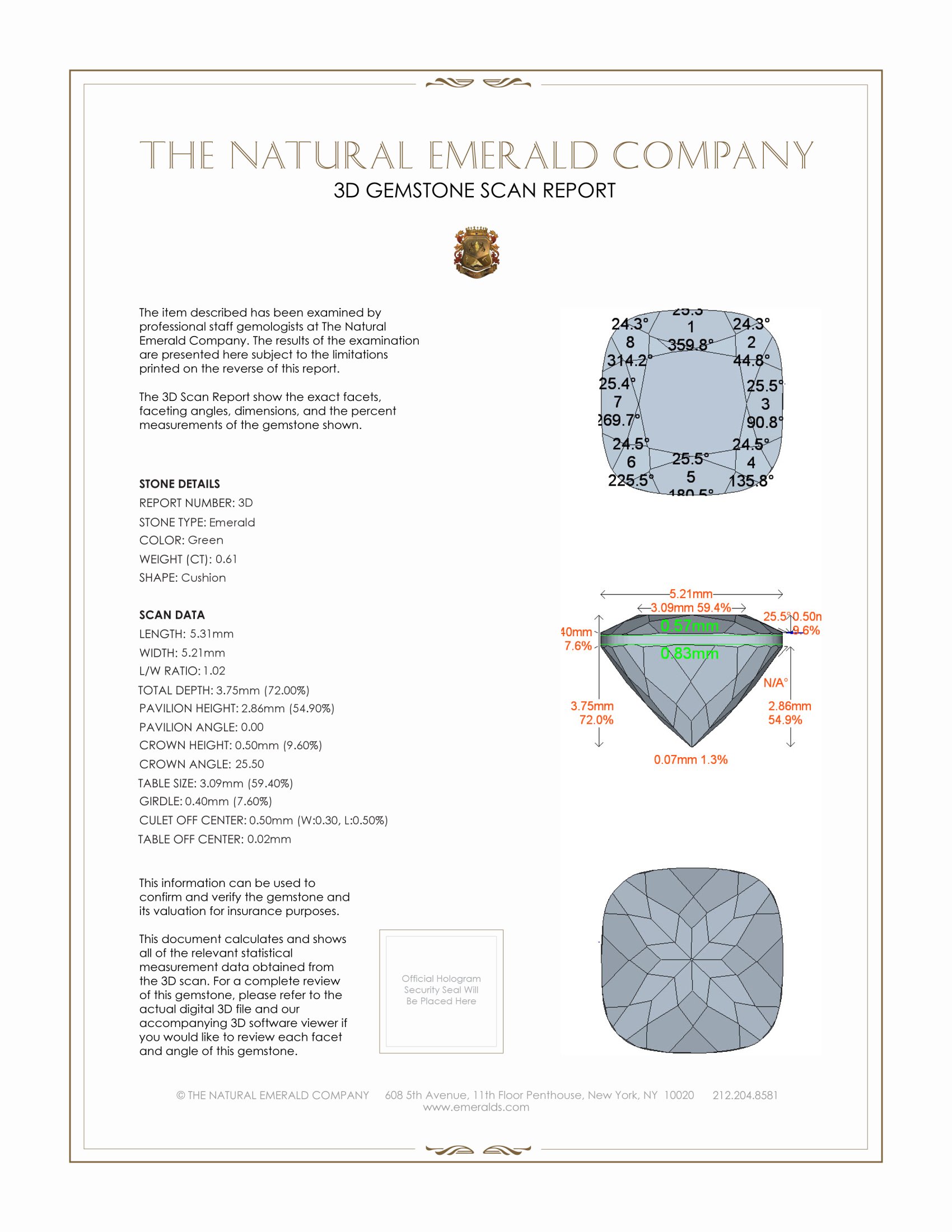1.26 Ct.Tw. Emerald Pair from Colombia