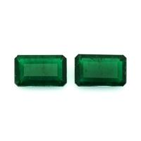 3.12 Ct.Tw.Total Carat Weight Emerald Pair from Colombia Video