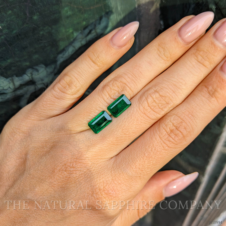 3.12 Ct.Tw. Emerald Pair from Colombia