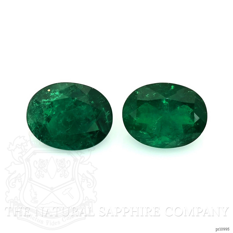 3.80 Ct.Tw. Emerald Pair from Colombia