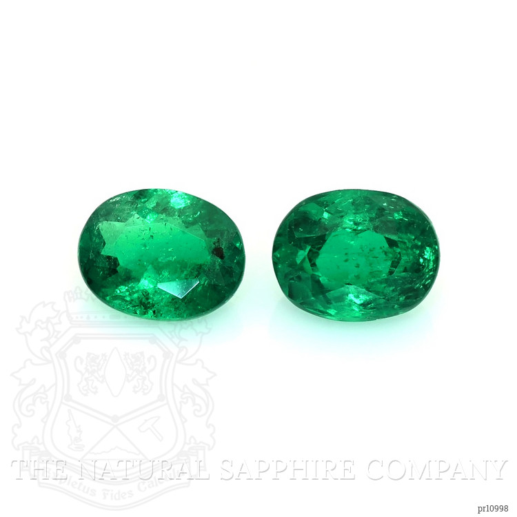 1.28 Ct.Tw. Emerald Pair from Colombia