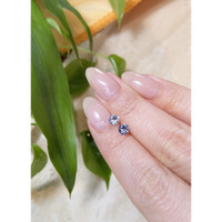 0.74&nbsp;Ct.Tw.Total Carat Weight Blue Sapphire Pair from Ceylon (Sri Lanka) Life Style