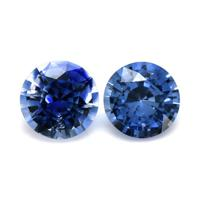 0.85&nbsp;Ct.Tw.Total Carat Weight Blue Sapphire Pair from Ceylon (Sri Lanka) Video