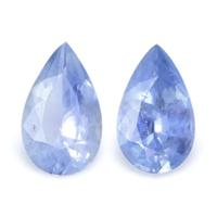 1.65&nbsp;Ct.Tw.Total Carat Weight Blue Sapphire Pair from Ceylon (Sri Lanka) Video