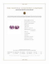 2.80 Ct.Tw.Total Carat Weight Spinel Pair from Burma (Myanmar) Scan Report