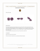 1.47 Ct.Tw.Total Carat Weight Spinel Pair from Burma (Myanmar) Appraisal