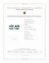 6.88 Ct.Tw.Total Carat Weight Aquamarine Pair from Brazil Scan Report
