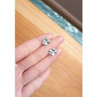 6.88&nbsp;Ct.Tw.Total Carat Weight Aquamarine Pair from Brazil Life Style