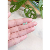1.19 Ct.Tw.Total Carat Weight Emerald Pair from Russia Life Style