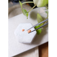 0.99 Ct.Tw.Total Carat Weight Cabochon Coral Pair from Italy Life Style