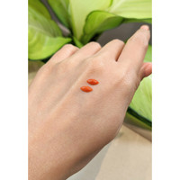 0.60 Ct.Tw.Total Carat Weight Cabochon Coral Pair from Italy Life Style