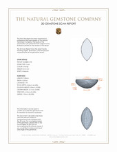 1.32&nbsp;Ct.Tw.Total Carat Weight Cabochon Coral Pair from Italy 3 D Scan Report