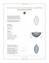 1.45&nbsp;Ct.Tw.Total Carat Weight Cabochon Coral Pair from Italy 3 D Scan Report
