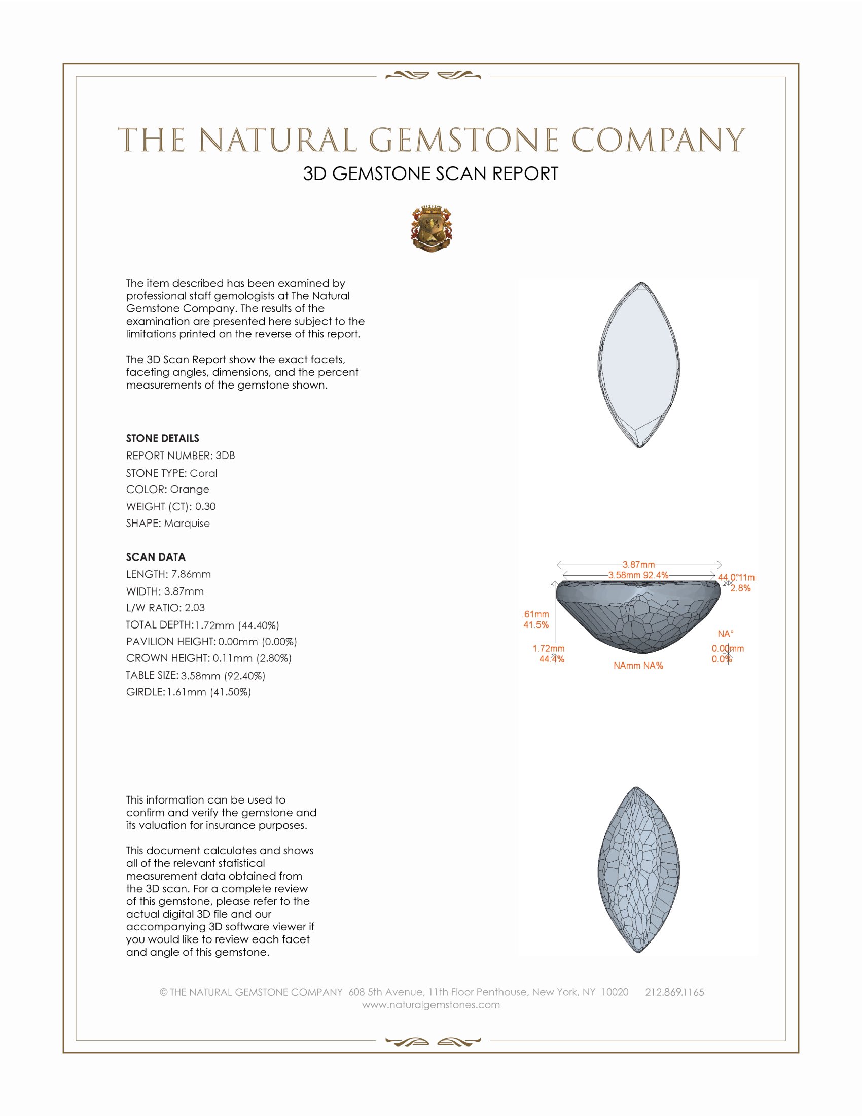 0.74 Ct.Tw. Cabochon Coral Pair from Italy