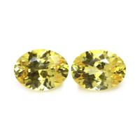 2.74&nbsp;Ct.Tw.Total Carat Weight Yellow Sapphire Pair from Ceylon (Sri Lanka) Video