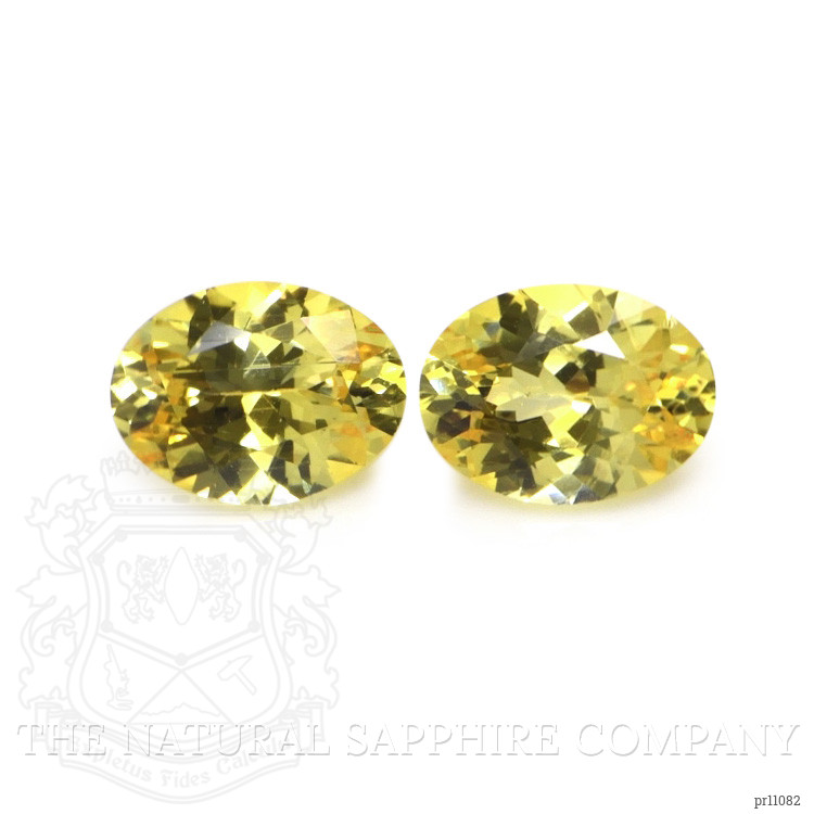 2.74 Ct.Tw. Yellow Sapphire Pair from Ceylon (Sri Lanka)