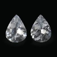 1.94&nbsp;Ct.Tw.Total Carat Weight White Sapphire Pair from Ceylon (Sri Lanka) Video