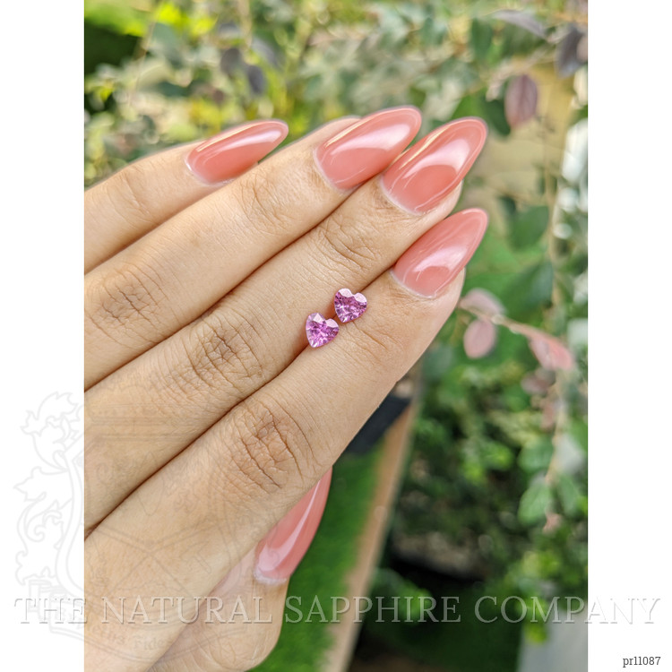 1.01 Ct.Tw. Pink Sapphire Pair from Ceylon (Sri Lanka)