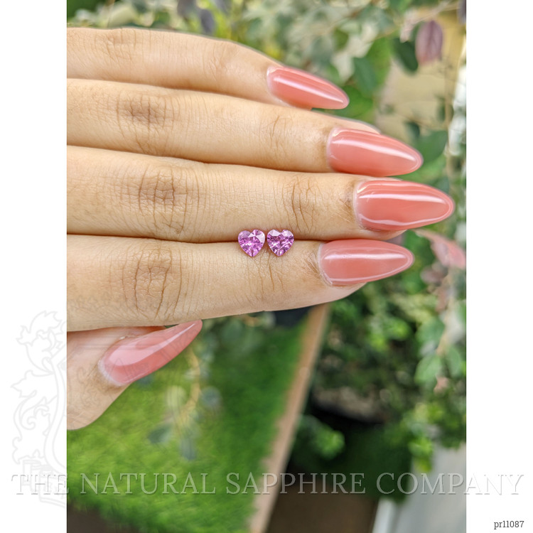 1.01 Ct.Tw. Pink Sapphire Pair from Ceylon (Sri Lanka)