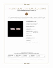 0.84 Ct.Tw.Total Carat Weight Salmon and White Cabochon Coral Pair from Italy Scan Report